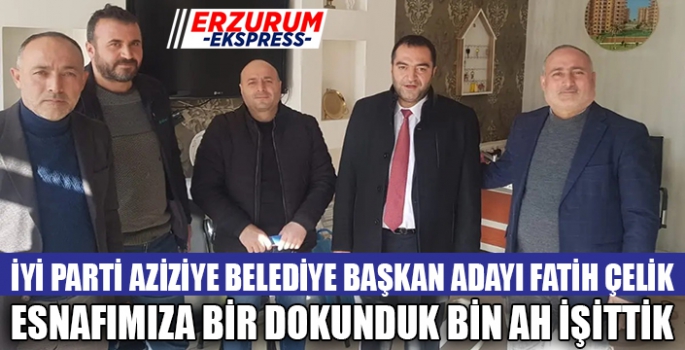 Çelik, Belediye olarak esnaf ve sanatkarımızı koruyucu tedbirler alacağız.