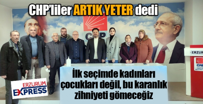 CHP Erzurum Kadın Kolları Türk Medeni Kanunu’nun yıl dönümünü unutmadı 