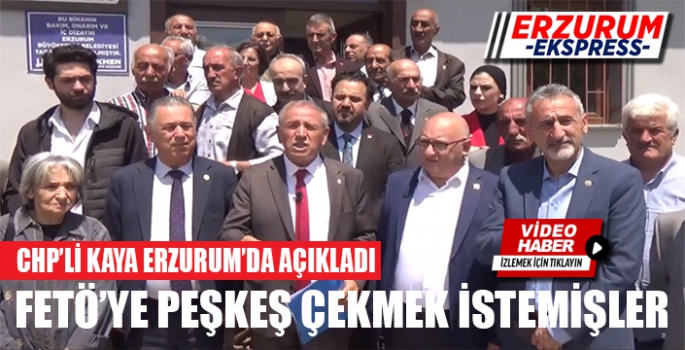 CHP HEYETİ ERZURUM'UN PULUR KÖYÜNDE. 