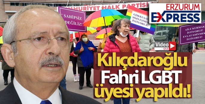 CHP lideri Kılıçdaroğlu, Fahri LGBT üyesi yapıldı