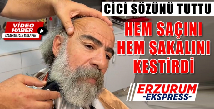 CİCİ SÖZÜNÜ TUTTU