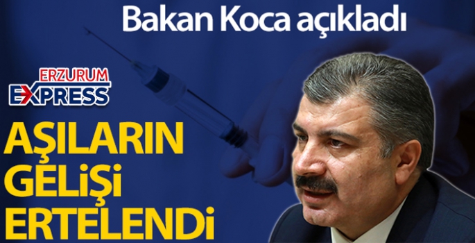 Çin aşısının gelişi ertelendi