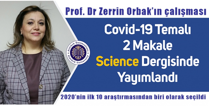 Covid-19 Temalı 2 Makale Science Dergisinde yayımlandı