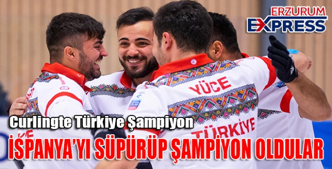  Curlingte Türkiye Şampiyon