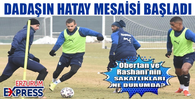 DADAŞ'IN HATAY MESAİSİ BAŞLADI