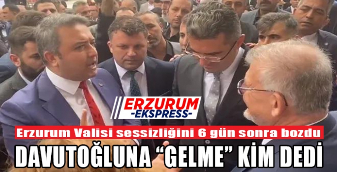 DAVUTOĞLUNA GELME KİM DEDİ?