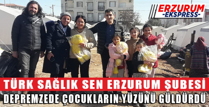 DEPREMZEDE ÇOCUKLARIN YÜZÜNÜ GÜLDÜRDÜLER