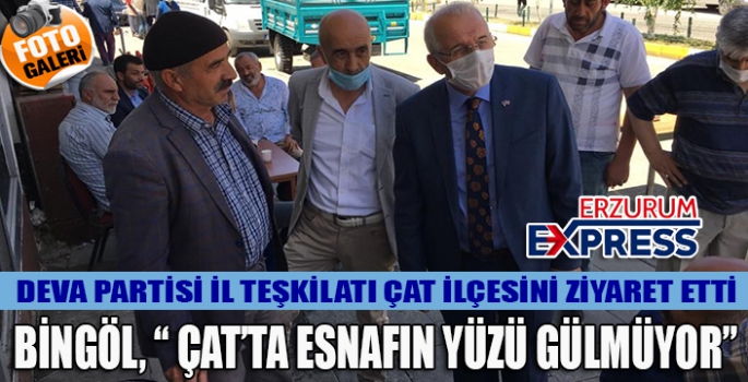 DEVA PARTİSİ ÇAT'TA VATANDAŞLA BULUŞTU