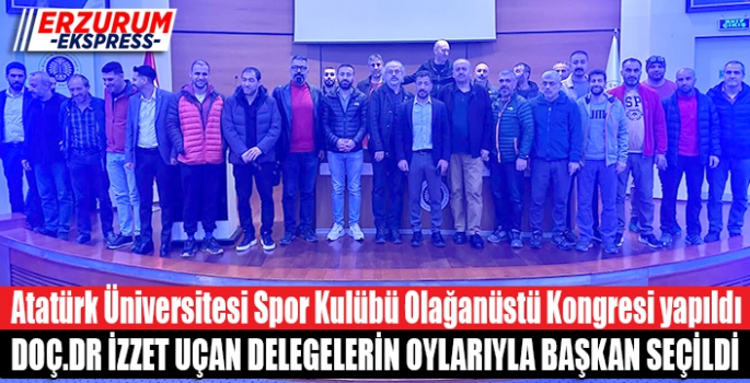 Doç.Dr.İzzet Uçan Başkan seçildi. 