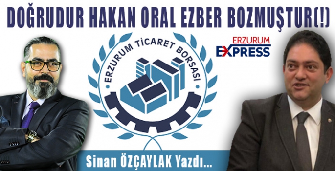 DOĞRUDUR EZBER BOZDU(!)