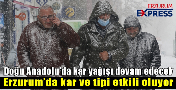 Doğu Anadolu’da kar yağışı devam edecek