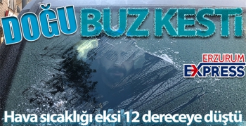 DOĞU BUZ KESTİ... 