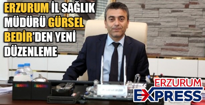 Dr. Gürsel Bedir’den sağlık çalışanlarına tam destek