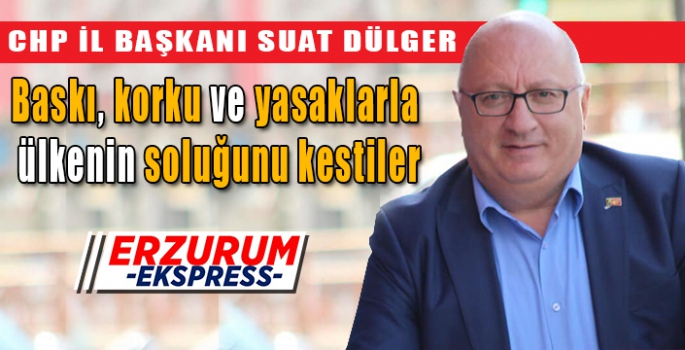 Dülger, Hükümetin en çok kullandığı en önemli enstrüman Yasaklar