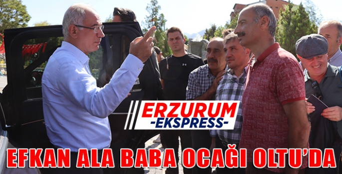 Efkan Ala baba ocağında