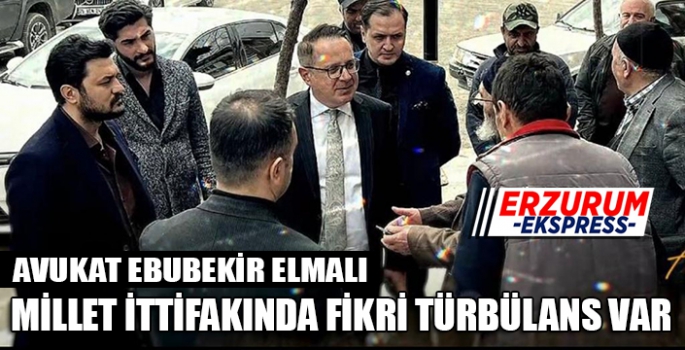 ELMALI, MİLLET İTTİFAKI NABZA GÖRE ŞERBET SİYASETİ YAPIYOR 