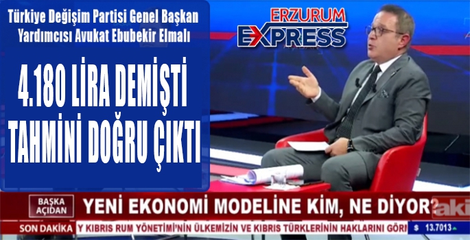 ELMALININ TAHMİNİ DOĞRU ÇIKTI