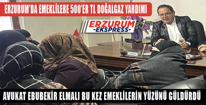 Emeklilere 500 TL doğalgaz yardımı 