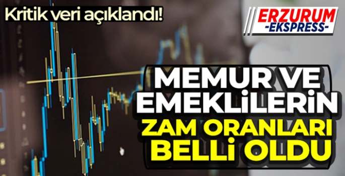 Enflasyon rakamları açıklandı! Memur ve emeklilerin zam oranları belli oldu