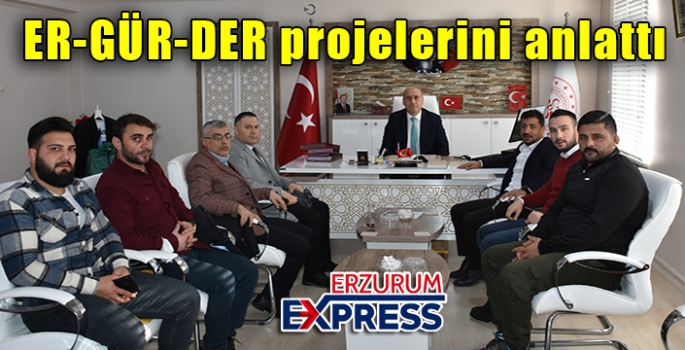 ER-GÜR-DER projelerini anlattı