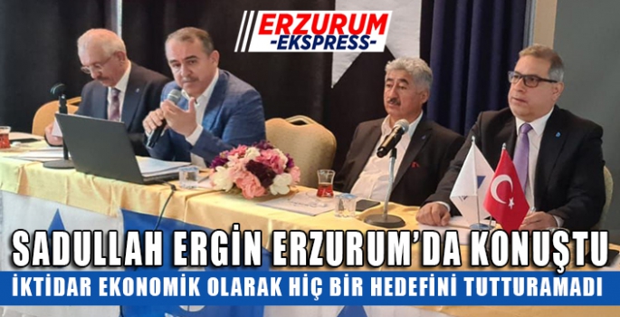 ERGİN İKTİDAR HİÇ BİR HEDEFİNİ TUTTURAMADI