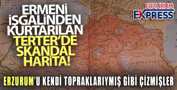 Ermeni işgalinden kurtarılan Terter'de skandal harita