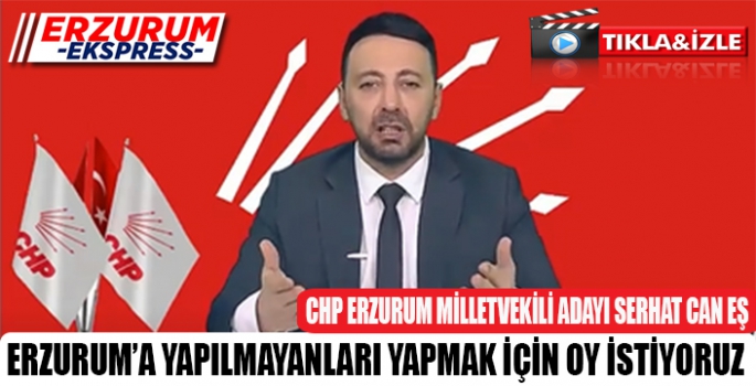 ERZURUM'A YAPILMAYANLARI YAPMAK İÇİN OY İSTİYORUZ 