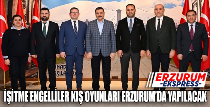 Erzurum'da 20. İşitme Engelliler Kış Oyunları’na hazırlık