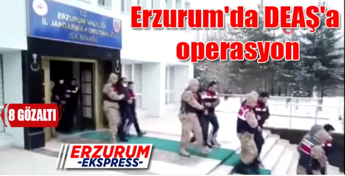 Erzurum'da DEAŞ'a operasyon