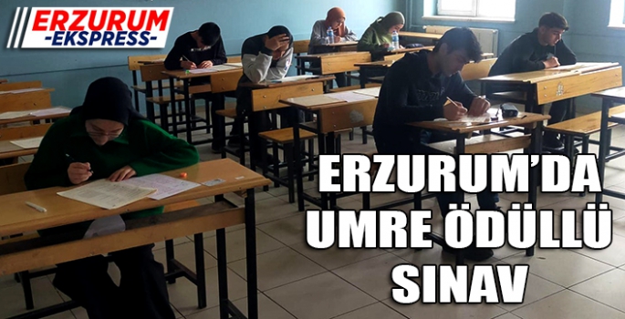 Erzurum'da gençler, Umre ödülü için yarıştılar