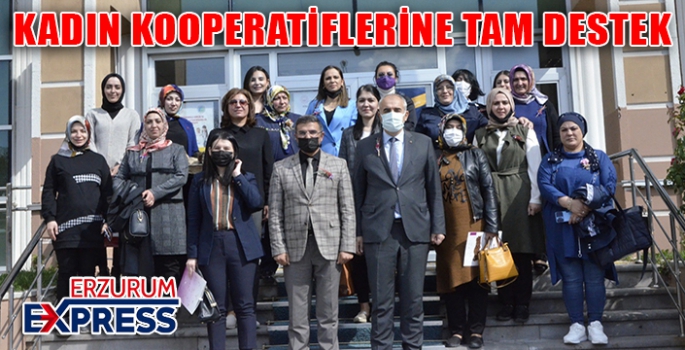 Erzurum’da kadın kooperatiflerinin güçlendirilmesi toplantısı düzenlendi