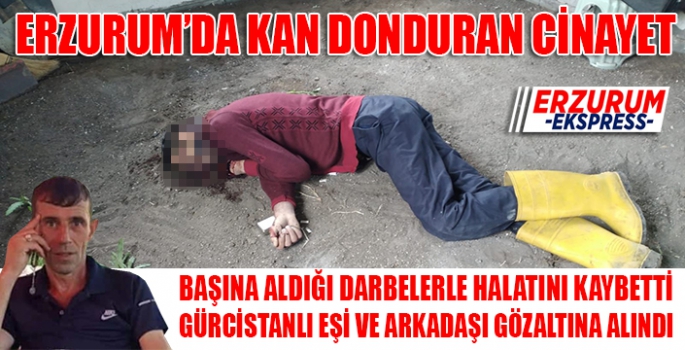 ERZURUM'DA KAN DONDURAN CİNAYET