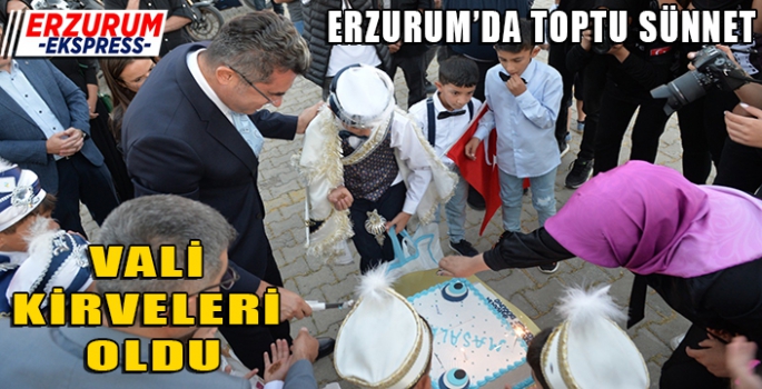 Erzurum’da kıskandıran sünnet töreni