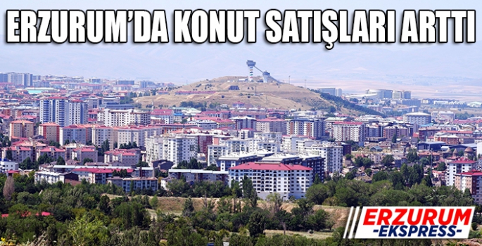 Erzurum’da konut satışları arttı