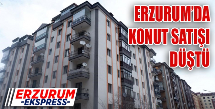 Erzurum’da konut satışları azalıyor