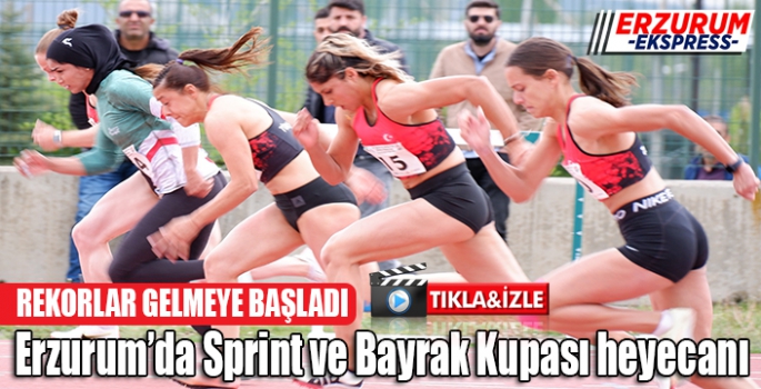 Erzurum’da Sprint ve Bayrak Kupası heyecanı