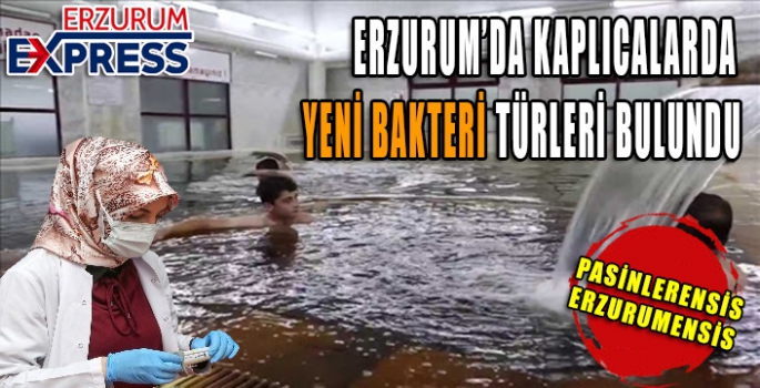 ERZURUM'DAKİ KAPLICALARDA YENİ BAKTERİLER BULUNDU