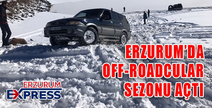  Erzurum Macera Off-Road Doğa Sporları ekibi kış sezonunu açtı