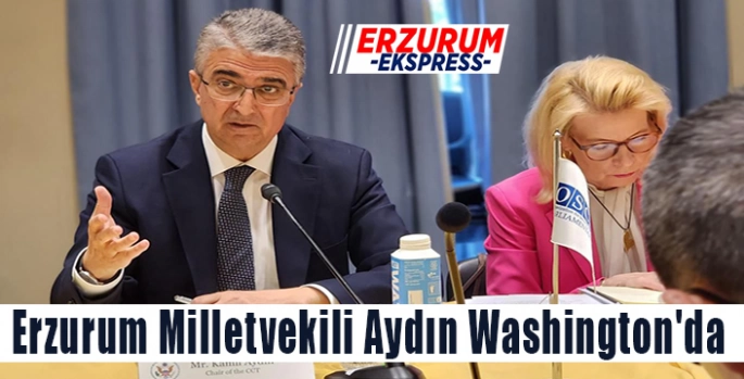 Erzurum Milletvekili Aydın Washington'da 