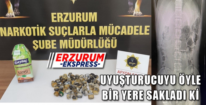 Erzurum Polisinden Uyuşturucu Operasyonu