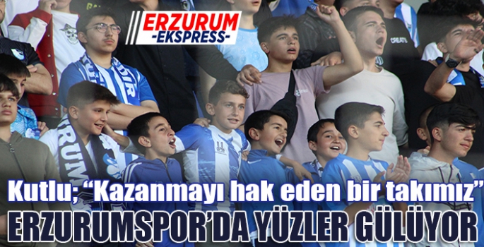 Erzurumspor’da yüzler gülüyor