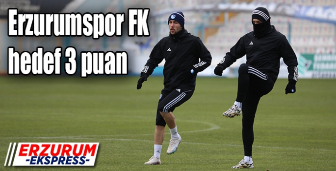 Erzurumspor FK hedef 3 puan