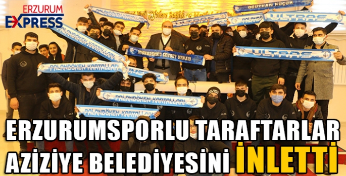 ERZURUMSPORLU TARAFTARLAR AZİZİYE BELEDİYESİNİ İNLETTİ