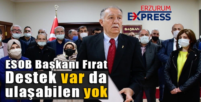  ESOB Başkanı Fırat: Destek var da ulaşabilen yok