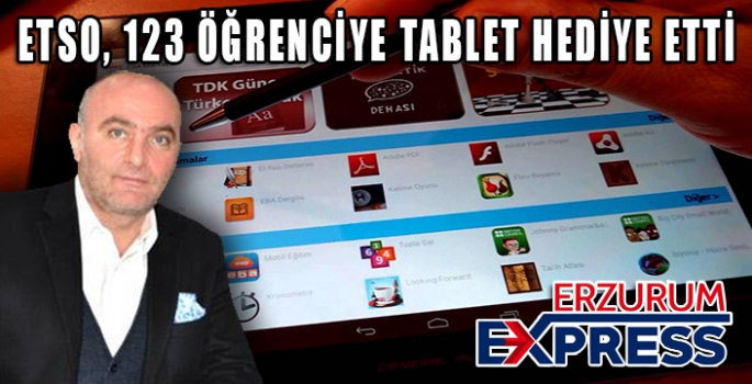 ETSO, 123 öğrenciye tablet hediye etti