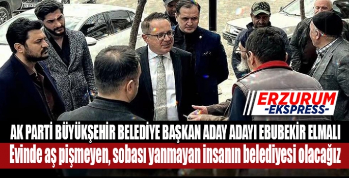 Evinde aş pişmeyen, sobası yanmayan insanın belediyesi olacağız