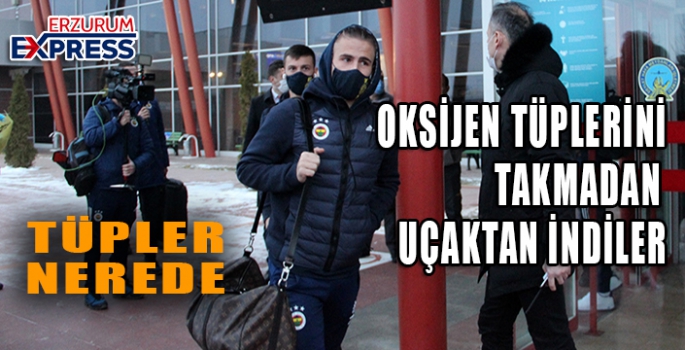 Fenerbahçe kafilesi dün Erzurum’a geldi