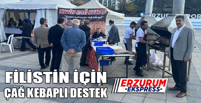 FİLİSTİN İÇİN CAĞ KEBAPLI DESTEK