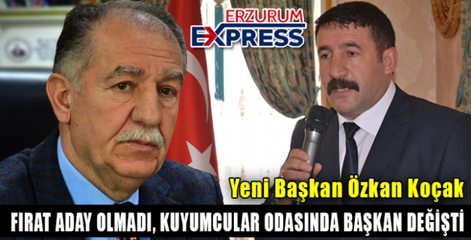 FIRAT ADAY OLMADI, KUYUMCULAR ODASINDA BAŞKAN DEĞİŞTİ 