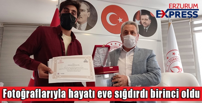 Fotoğraflarıyla hayatı eve sığdırdı birinci oldu